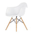 Cadeira de Braços em Plástico Eames DAW / Base Ácer